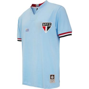 Imagem de Camisa São Paulo Retrô Uruguai nº 2 Coleção Ídolos Masculina-Masculino