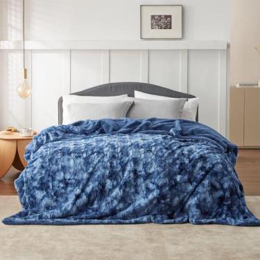 Imagem de Manta Bedsure GentleSoft Sherpa Esponjosa King Indigo