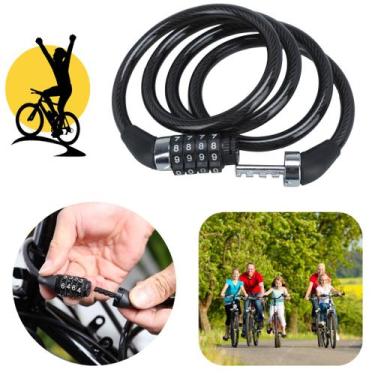 Imagem de Cadeado Com Senha Segredo Para Bike Bicicleta Bi012 Átrio