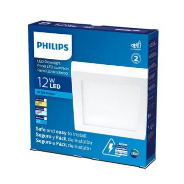 Imagem de Luminária LED Sobrepor Quadrada 12W DL252 Philips - Philips Hue, 127/2