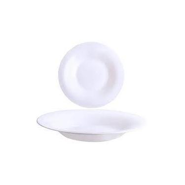 Imagem de Jogo De 6 Pratos Fundo Vidro 24 cm Redondo Opaline - Plasvale Glass