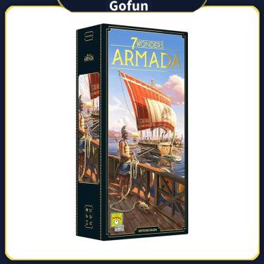 Imagem de Expansão do jogo de tabuleiro 7 Wonders Armada para 3-7 jogadores com mais de 10 anos