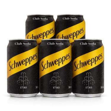 Imagem de Kit 5 Club Soda SCHWEPPES 350ml