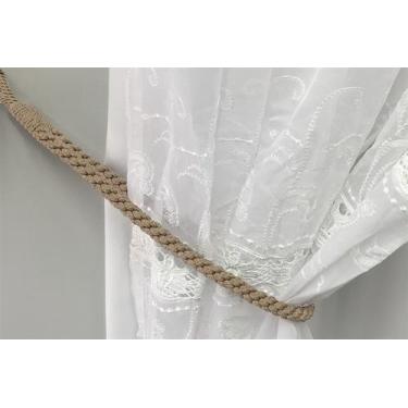 Imagem de Abraçadeira de cortina edna - niazitex, Bege