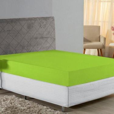 Imagem de Lençol Com Elástico Queen Nobre 1 Peça 30cm De Altura Malha 100% Algod