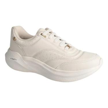 Imagem de Tênis Kolosh Calce Fácil com Elástico Confortável e Casual, White, 35