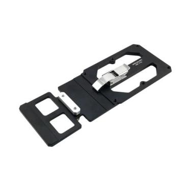 Imagem de Placa De Ângulo Reto Para Trilho Guia De Marcenaria Compatível Com Fes