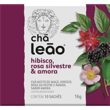 Imagem de Leão Cha Leao Hibisco Rosa Silvestre E Amora