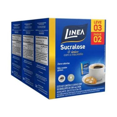 Imagem de PROMOÇÃO LEVE 3 PAGUE 2 Adoçante Sucralose Linea 50 Sachês