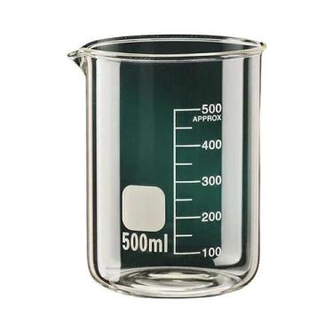 Imagem de Copo Medidor De Vidro Borossilicato Transparente 50-1000ml Ferramenta 