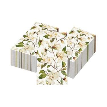 Imagem de Guardanapos De Papel Descartáveis Com Estampa Floral De Magnólia, 20 U
