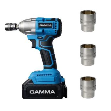 Imagem de Chave de Impacto 21V Brushless com 3 Soquetes 17 19 21mm Potência e Mo