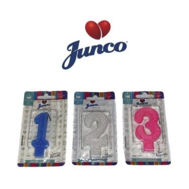 Imagem de Vela Aniversário JUNCO Escolha sua Cor!, Rosa