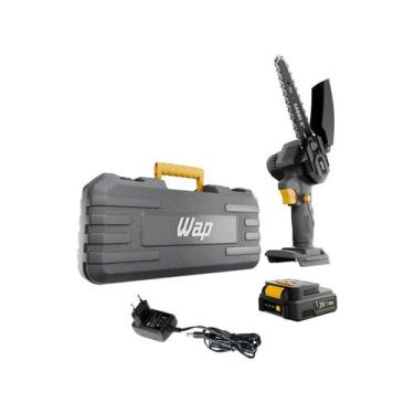 Imagem de Motosserra Eletrica WAP K21 S01 Sabre 6 Bateria 21V Portatil para Poda