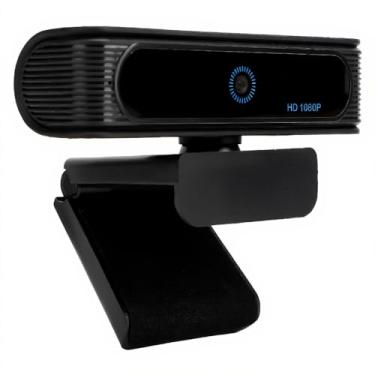 Imagem de Webcam 1080P, Lente Grande Angular Full HD 1080P 30FPS Câmera Web para Computador Compatível Com 11 10, Webcam USB PC Com Reconhecimento Facial para Computador Laptop