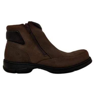 Imagem de Bota Coturno Social Masculina Anatomic Gel T Moro Macio Com Elástico 7887-Masculino