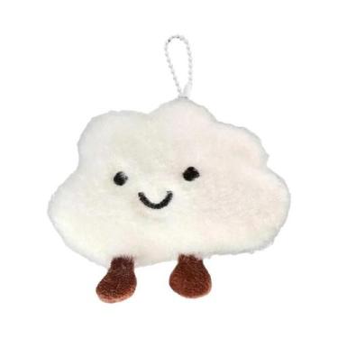 Imagem de Pingente Em Forma De Nuvem, Broche De Pelúcia Fofo, Chaveiro, Charm Pa