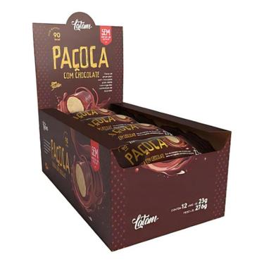 Imagem de Latam Fit Paçoca C/ Chocolate Zero Açucar 12 Unidades-Unissex