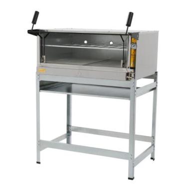 Imagem de Forno Guilhotina a Gás Inox 1 Câmara 70x60 Metalmaq