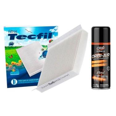 Imagem de Kit Filtro De Ar Condicionado Honda Fit 2004/2014 + Limpa Ar Condicion