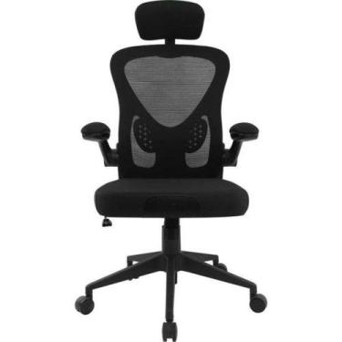 Imagem de Cadeira de Escritório Ergonômica Fortrek Ergo Base Ajustável Preta F00