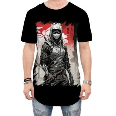 Imagem de Camiseta Longline Ciborgue Ninja Robô Espreita 16 - Kasubeck Store®, G