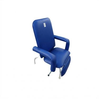 Imagem de Poltrona Hospitalar Reclinável Reforçada Para Obeso Standard Descanso 