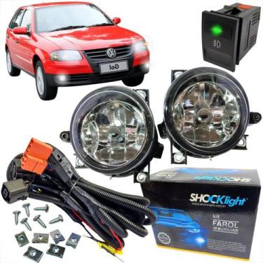 Imagem de Kit farol de milha vw gol parati saveiro volkswagen g4 2005 2007 2008 