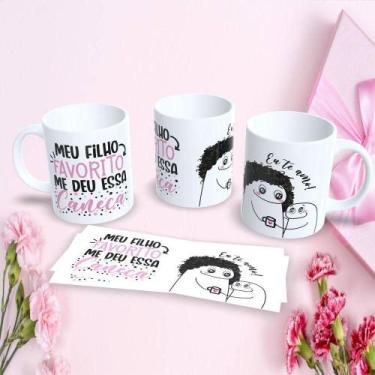 Imagem de Caneca Dia das Mães Flork Estampa 14 em Porcelana com Impressão por Su