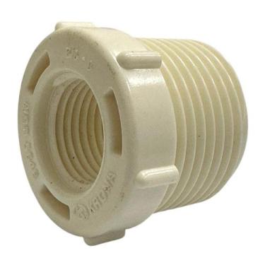 Imagem de Conexao Bucha Red Pvc Branco 1" X 1/2" Rosca/ Rosca - Krona