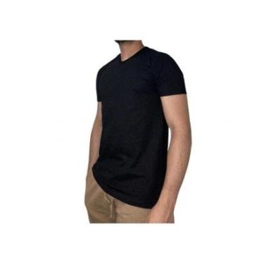 Imagem de Camiseta  Básica  Gola em V Malwee Masculina-Masculino