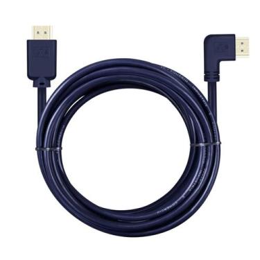 Imagem de Cabo HDMI Aquário 4K903 4K Conector 90 3M - AQUARIO