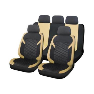 Imagem de Capas De Assento De Carro Em Malha De Poliéster Universal Com Bordado 