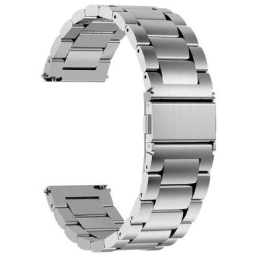 Imagem de Pulseira de relógio Fullmosa em aço inoxidável de 18 mm para Garmin Vi