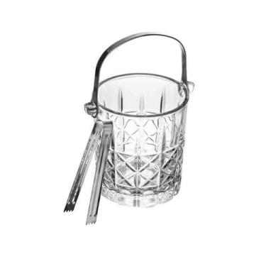 Imagem de Balde para Gelo de Vidro com Pegador Flor de Lotús Wolff