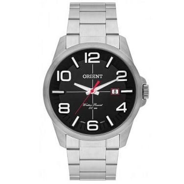 Imagem de Relógio Orient Masculino Prata Mbss1289 P2sx Mostrador Preto