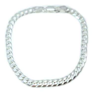 Imagem de Pulseira Masculina 25cm Prata 925 Escana Peixe Grumet 5 Mm - Lojas La&