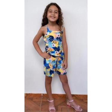 Imagem de Macacão feminino infantil estampado eliaN - eliaN 