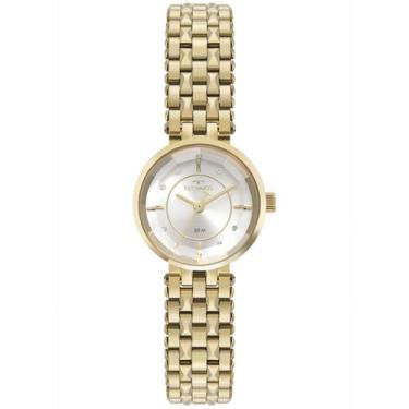 Imagem de Relógio TECHNOS Mini dourado prata feminino 2035MXJ/1K