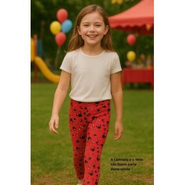Imagem de Calça Legging Infantil Estampada Menina 8 Anos - Nalu_kids, 8 Anos