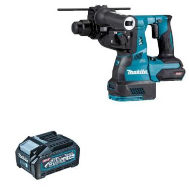Imagem de Martelete Combinado 28mm 40v XGT HR003  Bateria 4.0Ah Makita
