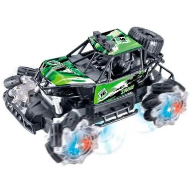 Imagem de Carrinho De Controle Remoto Trilha Luzes - Polibrinq, Verde