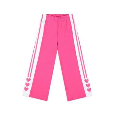 Imagem de Calça Esportiva Infantil em Poliéster Quimby, Rosa