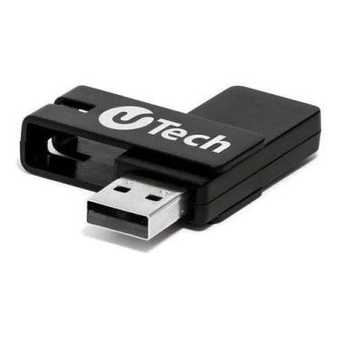 Imagem de Pen Drive 64GB USB 2.0 Utech Preto