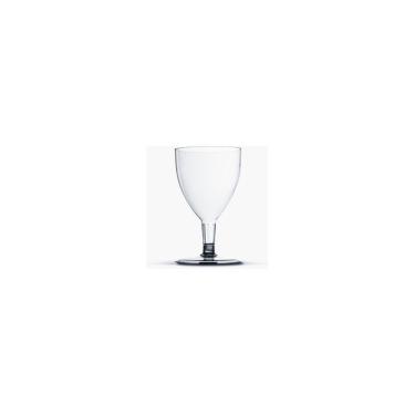 Imagem de Taça para Vinho Descartável Acrílico 170ML Jogo com 20 Unidades para Festas