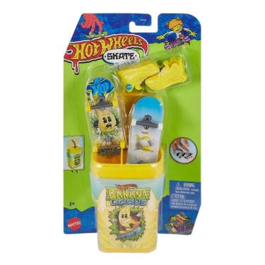 Imagem de Skate de Dedo - HotWheels - Chiclete Banana Licious - MATTEL