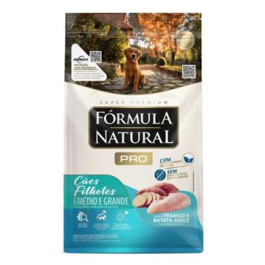 Imagem de Ração Fórmula Natural Pró para Cães Filhotes de Porte Médio e Grande S