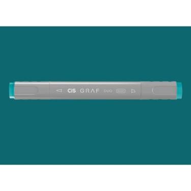 Imagem de Marcador Cis Graf Duo Brush - avulso, 63 - Cerulean Blue