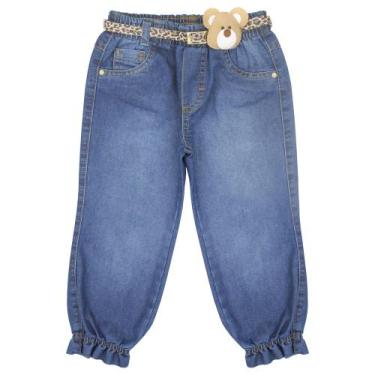 Imagem de Calça Infantil Look Jeans c/ Cinto Jeans, 03