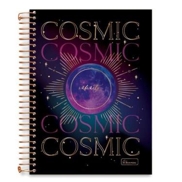 Imagem de Caderno Espiral Capa Dura Colegial Infinity 80 Folhas 1 Matéria CARDES